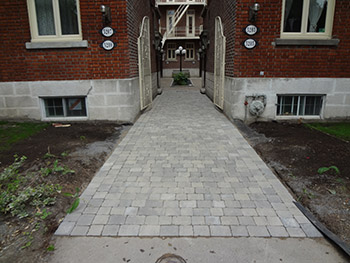 pavé uni Montréal